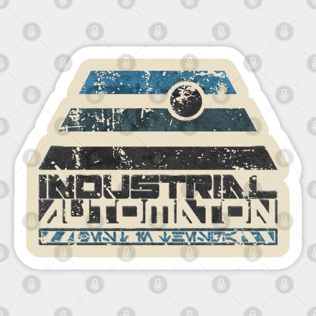 Industrial Automaton Vintage Sticker by JCD666